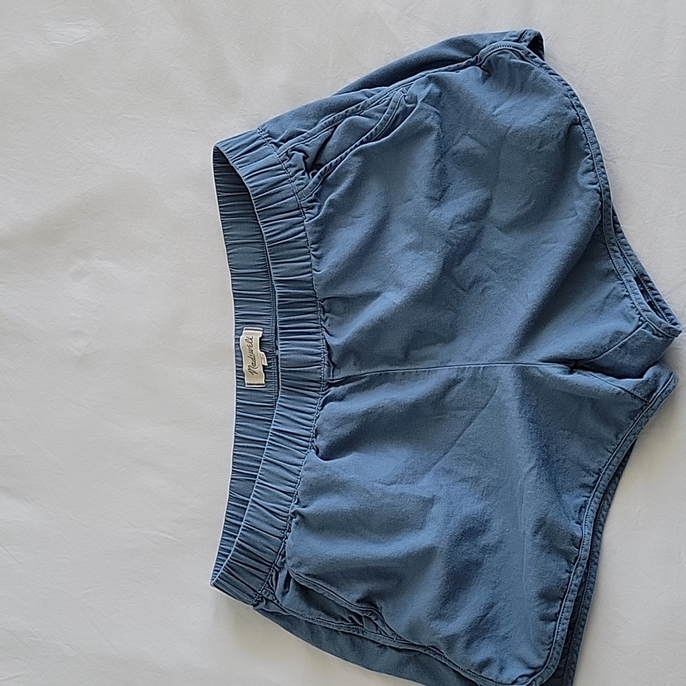 Madewell Pull- On Shorts - Blue M